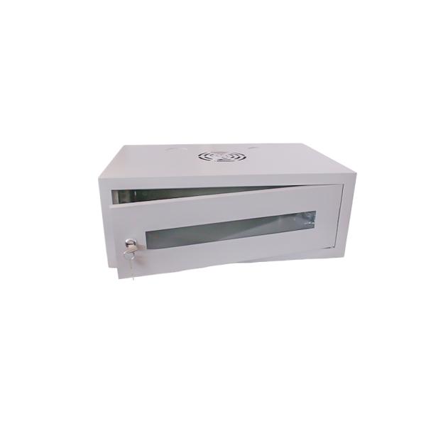 Stocked Wall Mounted Network Glass Door Server Storage Rack with SPCC Cold Rolled Steel