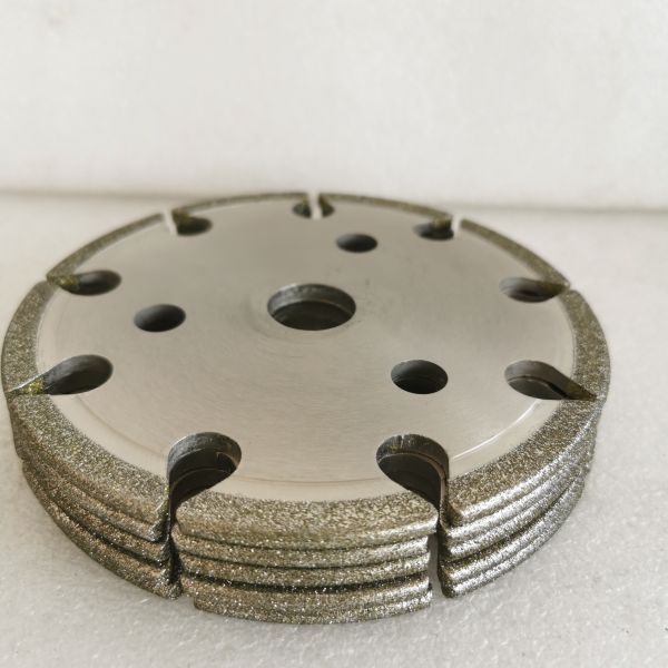 Electroplated Diamond Grinding Wheel 105/125/145mm for Sharpening Steel Chainsaw Chains