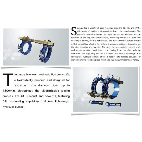 Heavy Duty 63mm - 200mm Hydraulic Squeeze Off Tool For Gas Pipe Water Pipe