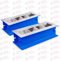 Moule en acier 150x150x150mm de cube en mortier 4 moules de cube en ciment de bande