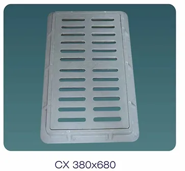 Anti-Vandal SMC Water Grate with Debris Filter & RoHS Compliant (380×680mm, Heat Resistant)