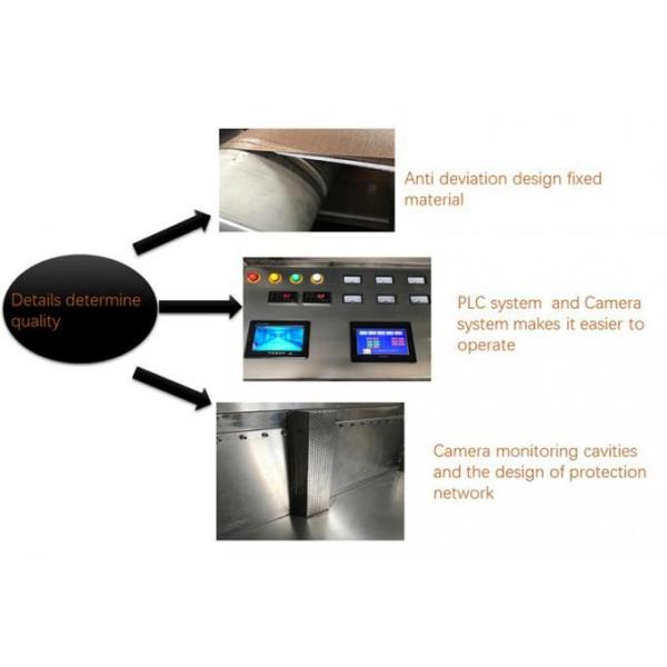 50KW Industrial Microwave Dryer Chicken Legs Meat Degreasing Equipment CE Certified