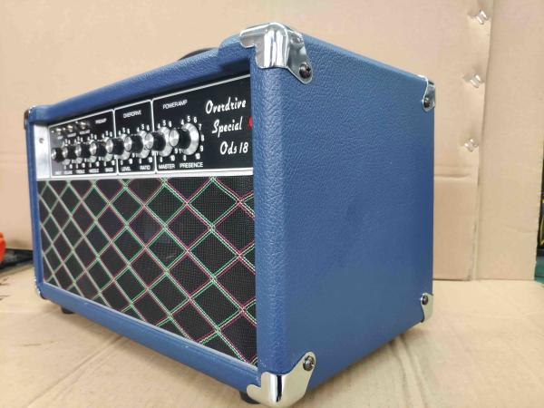 Custom Grand Overdrive Special Head Guitar Amplifier 20W with 1*12 V30 Speaker Cabinet in Blue Tolex JJ Tubes