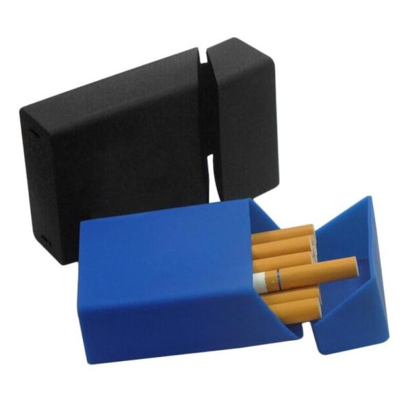 Gift Silicone Cigarette Case Tobacco Storage Box Silicone Blank Cigarette Pack Holders