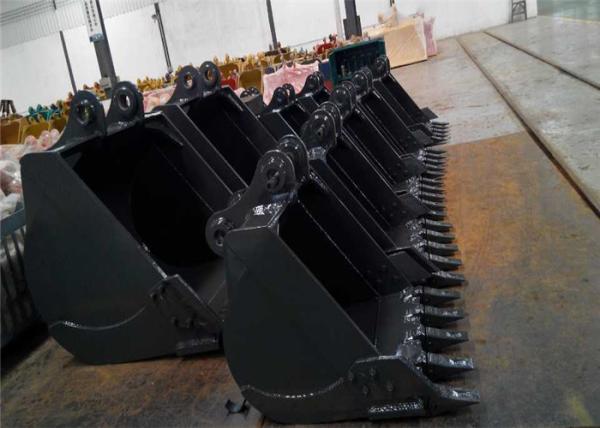 High Performance Excavator Digging Bucket Wear Resistant Q345+Hardox550 Material