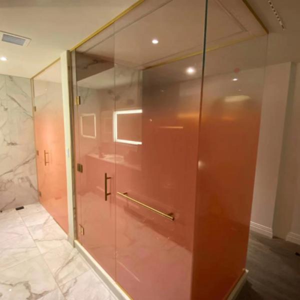 Customizable Tempered Art Gradient Laminated Glass for Architectural Creative Designs