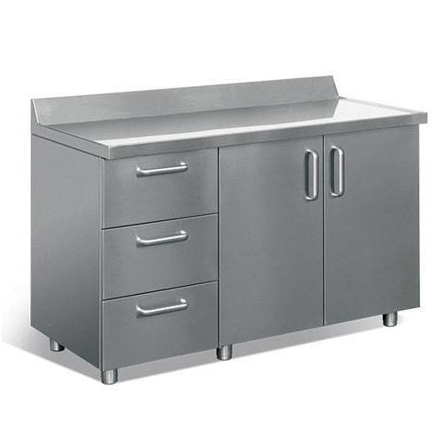 Indoor Stainless Steel Kitchen Cabinets ISO9001 OEM ODM