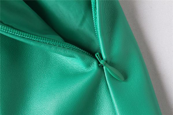 Fashion Stockpapa Women'S Skirts Clothing Green PU Mini Skirts In Stock