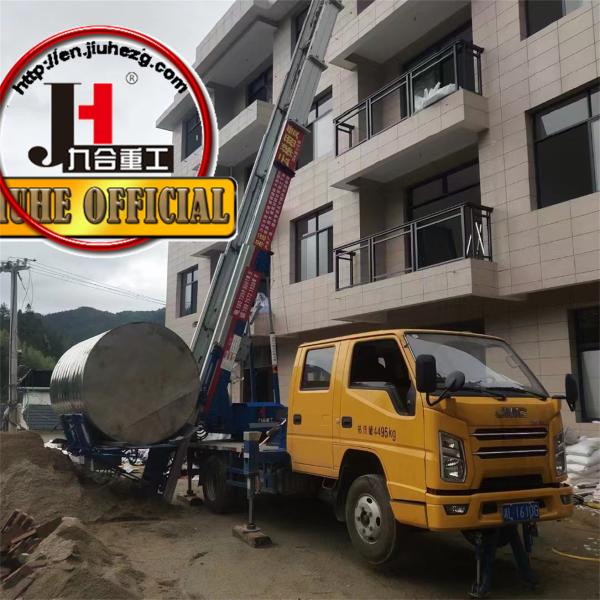100 Ft Aerial Ladder Truck Mobile Elevator Rated Load 400kg