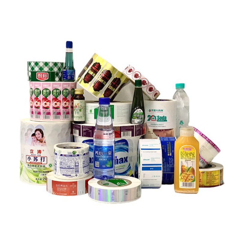 Eco-Friendly Sticky Labels for Bottles Jars and Packaging Waterproof Tear-Resistant Labels Made From Sustainable Materials