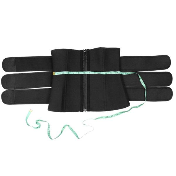 Латекс промелькивает вверх тренера талии с 3 поясами