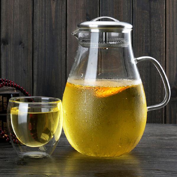современный Карафе воды 64оз с чашкой для напитка/плода настоял вода Эко дружелюбное