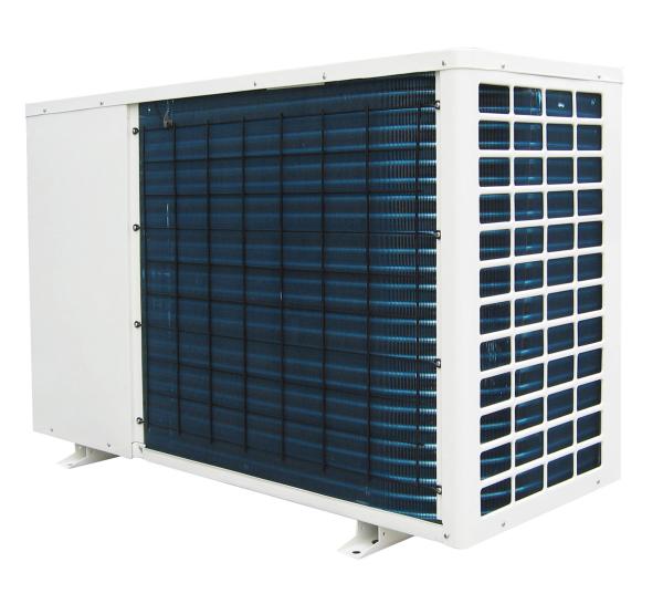 a bomba de calor de alta temperatura da fonte de ar 3P tem uma tomada máxima da água do ℃ 80 e uma capacidade de aquecimento de 8kw