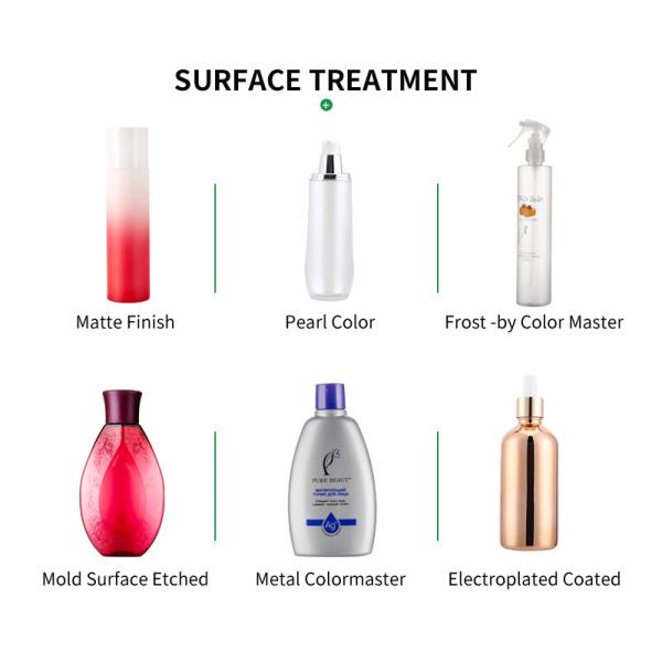 100ML Square Cosmetic Plastic Bottle With Sprayer Lotion Pump Eco-Friendly PET PCR