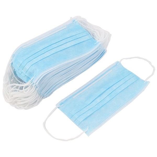Black Grey Non Woven Disposable Mask Medical Mask Use Blue And White