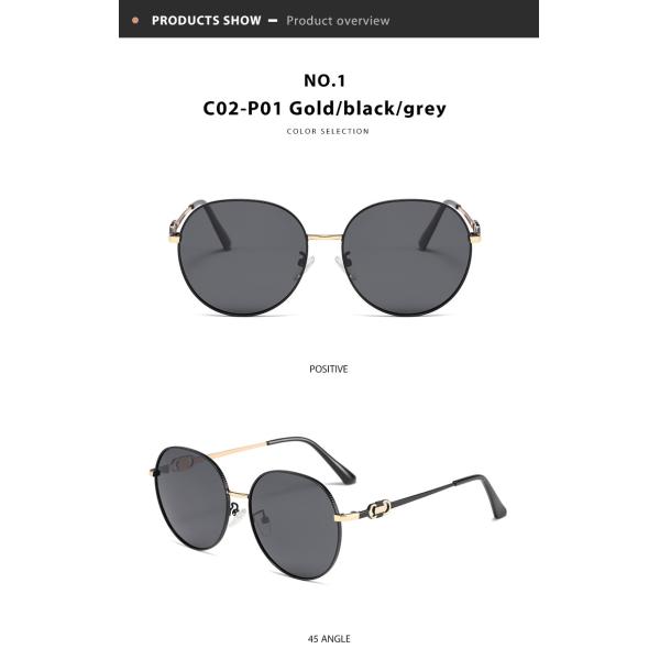 La ronda al aire libre de la protección solar polarizó el marco metálico ultravioleta de 400 gafas de sol