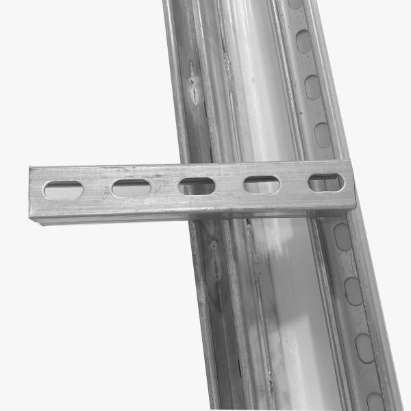 O canal de aço Unistrut do suporte do metal da construção laminou o GV de 41mm