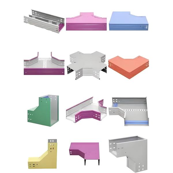 Medium Duty Gray Molded Metal Cable Tray 50mm For Heavy Duty Applications