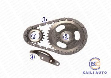 Kit à chaînes de synchronisation d'E43Z6268A 46L pour le rythme 2.5-N (153) OHV 4Cyl 86-92 de moteur de Ford HSC