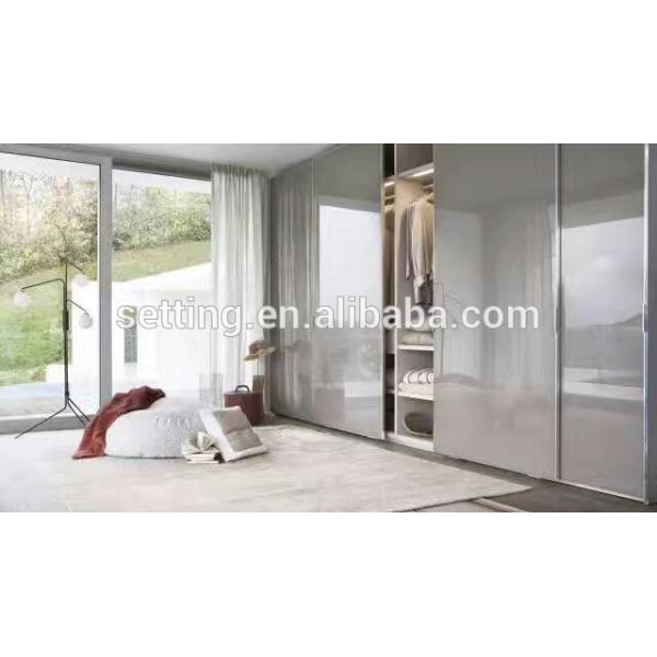 High gloss grey acrylic board for kitchen cabinet doors