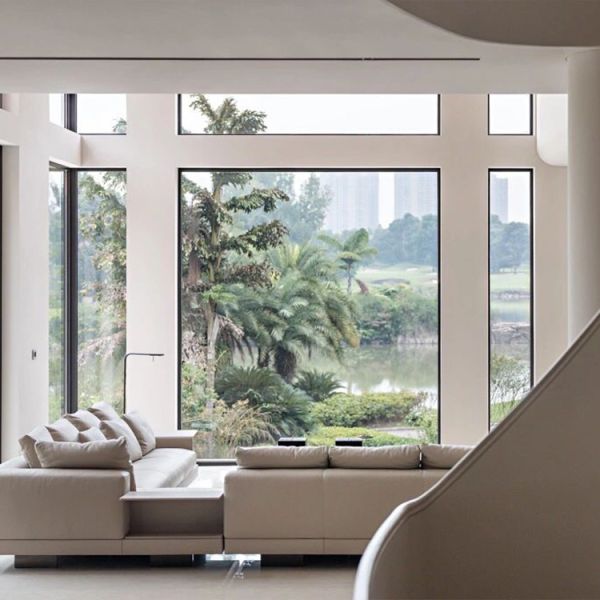 Italy Design Genuine Leather Living Room White Simple Design Modern Sofa Set L Shaped Leather White Sectional Sofa