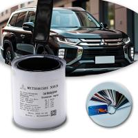 Peinture de voiture de finition personnalisée MITSUBISHI X03 1K Noir Perle Peinture acrylique pour conditions météorologiques extrêmes et routes complexes