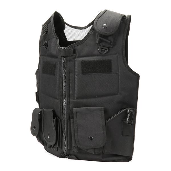 900D Oxford Fabric Combat Tactical Vest Breathable For CS Field Protective  Vest For Law Enforcement