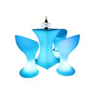 Recyclable Roto Molded Furniture LED Bar And Living Ambiance Furniture Eco Friendly