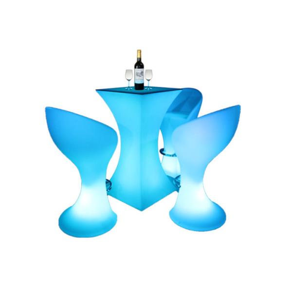 Recyclable Roto Molded Furniture LED Bar And Living Ambiance Furniture Eco Friendly