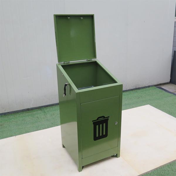 2020 New style waste cans bear proof dust bins wildlife protection bin with locks steel metal garbage bins
