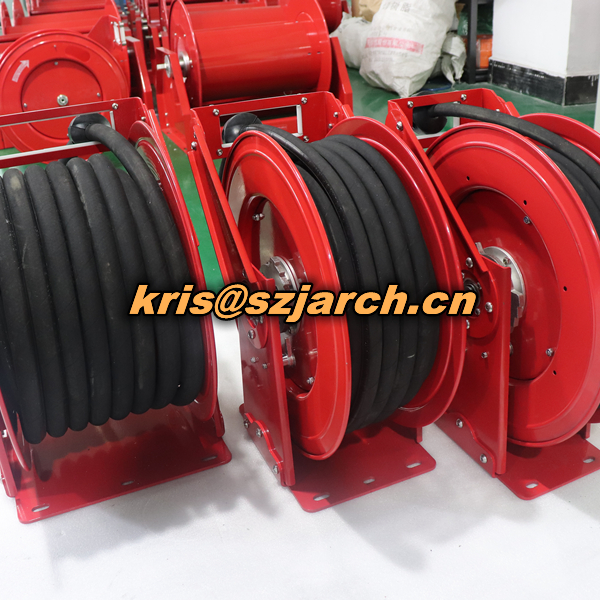Retractable Spring Garden Hose Reels Water Truck Hose Reel 50ft Hose Included