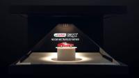 pirámide olográfica LED de la proyección de 1920X1080 3D que hace publicidad de la exhibición