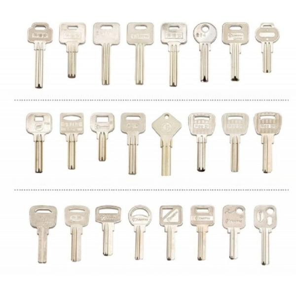 Custom Zinc Alloy Brass Door Key with OEM Support and Customized Logo