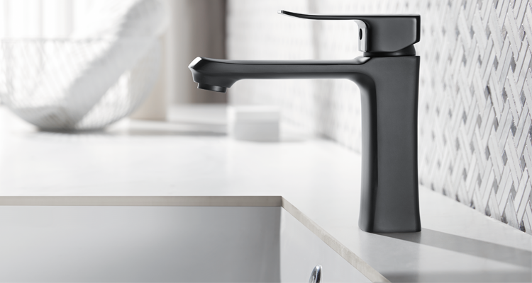 ARROW Modern Design Chrome Bathroom Vanity Faucet with Ceramic Cartridge Single Hole Deck Mounted Basin Mixer Faucet