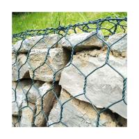 Le PVC vert a enduit la boîte de 2.7mm Gabion pour le renfort de lutte contre les inondations de rivière