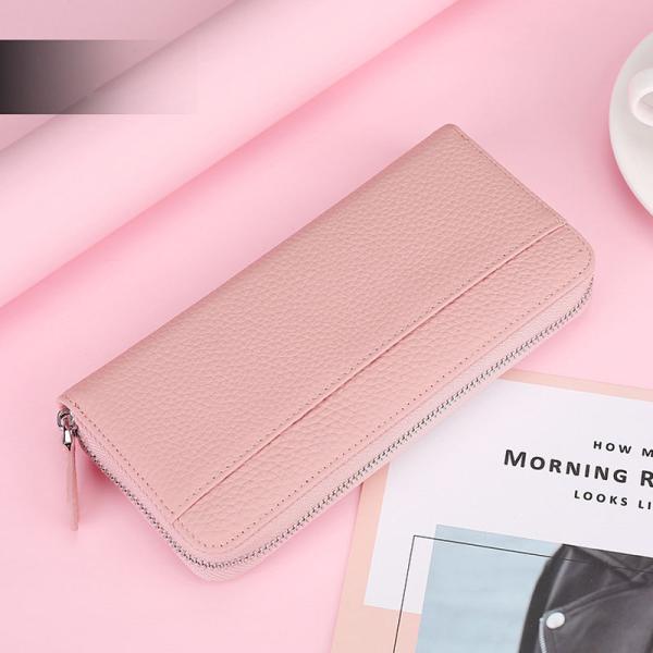 Newest Fashinable 2024 Korean Fashion Female Clutch Card Holder Wallet Women Pu Leather Luxury Long Wallets