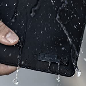 Minimalist Water Resistant Slim Wallet Travelling Passport Pouch Light Weight Storage Bag For Cash Tickets & Keys