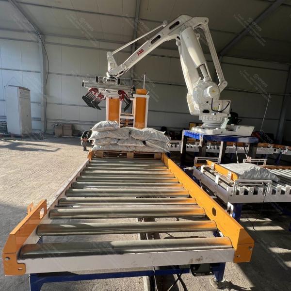 Robotic Bag Stacking Carton Box Palletizer Machine Mechanical Stacker