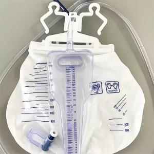 Disposable 2000ml Urine Meter Bag Medical-Grade Drainage System with Precision Calibration & Air-Tight Safety Seal