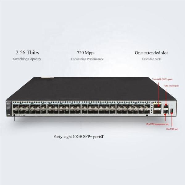 48 ports Ethernet Multigigabit Switch S6720-54C-EI-48S-DC L'outil de réseau B2B ultime avec fonctionnalité POE