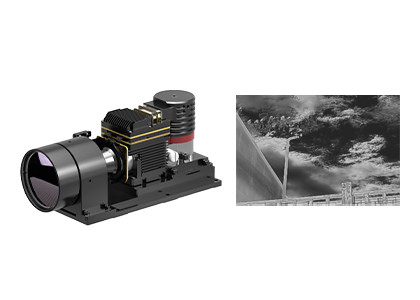 320x256 Cooled Infrared Gas Leak Detection Camera with 30μm Pixel Size and 10mK NETD for Petrochemical Industry