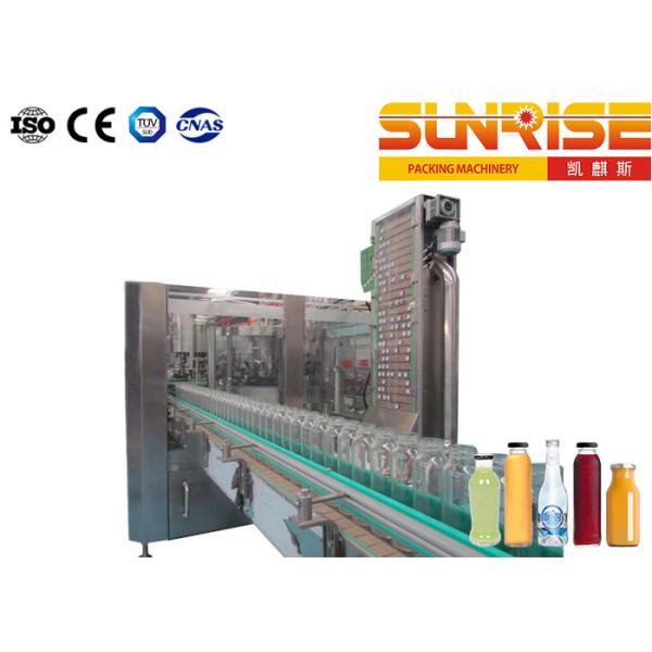 Chaîne de production carbonatée en verre de boissons système de palletisation