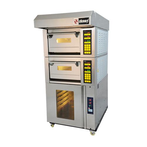 Compacto Combinado Horno Comercial Combinación de gas Horno de pulverización de polvo