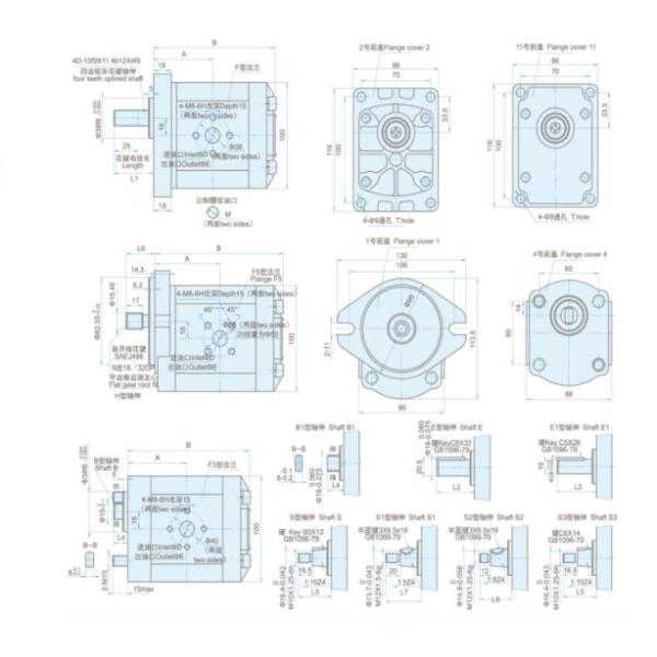 Насос с зубчатой передачей высокого давления гидравлический/роторный гидронасос для экскаватора тележки