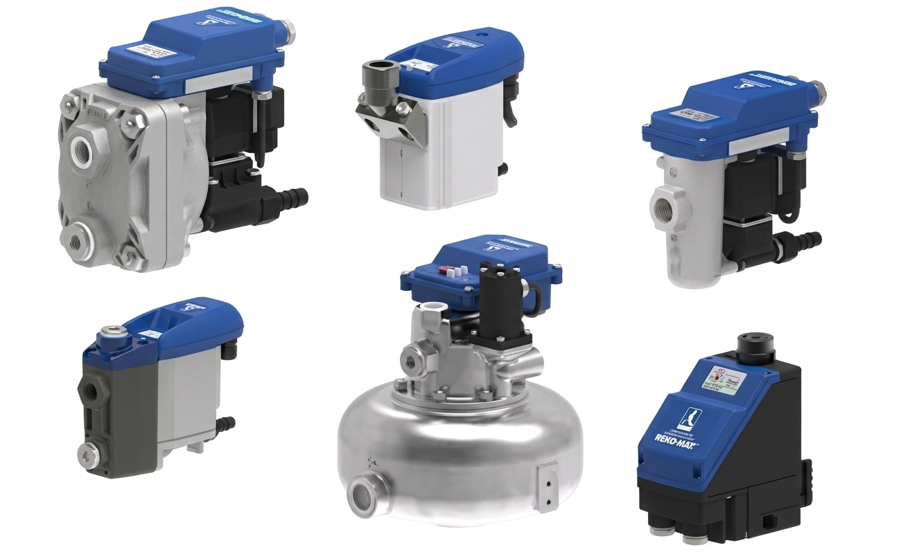 BEKOMAT Condensate Discharge Unit with Corrosion-Resistant Aluminum and Silver Coated Housing for Oil-Free Condensate Applications