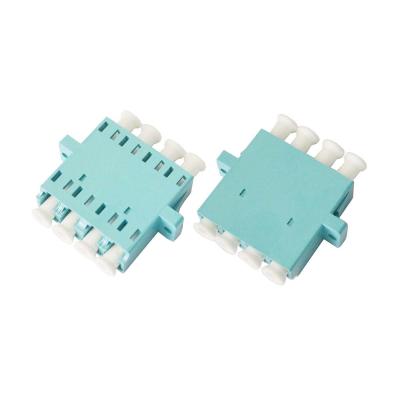 LC OM3 Quad optical fiber adapter for Optic LAN Blue / Beige / Aqua