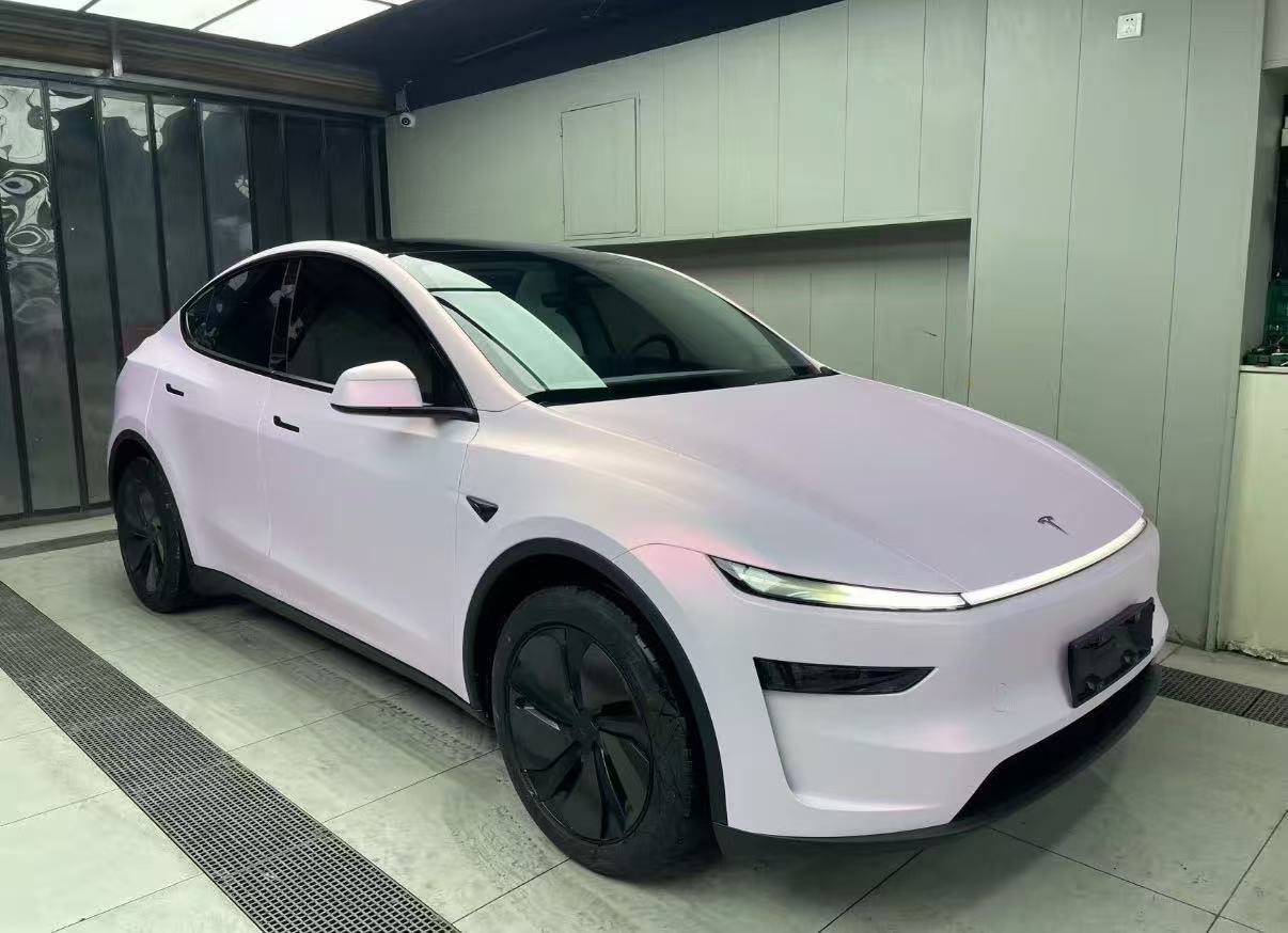 Matte Floral Pink Color TPU PPF Film Self-Healing UV-Proof Self-Cleaning 8Mil Car Paint Protection Film