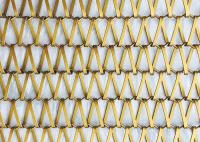 Trou en spirale de Mesh Chain Mesh Curtains Triangular de fil en métal de l'acier inoxydable 310S