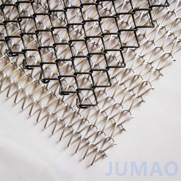 Partition Metal Mesh Curtains Spiral Metal Decorative Mesh