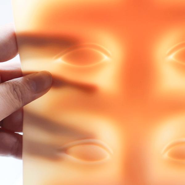 piel permanente de la práctica del maquillaje de la ceja del silicón 3D para las cejas y las pestañas